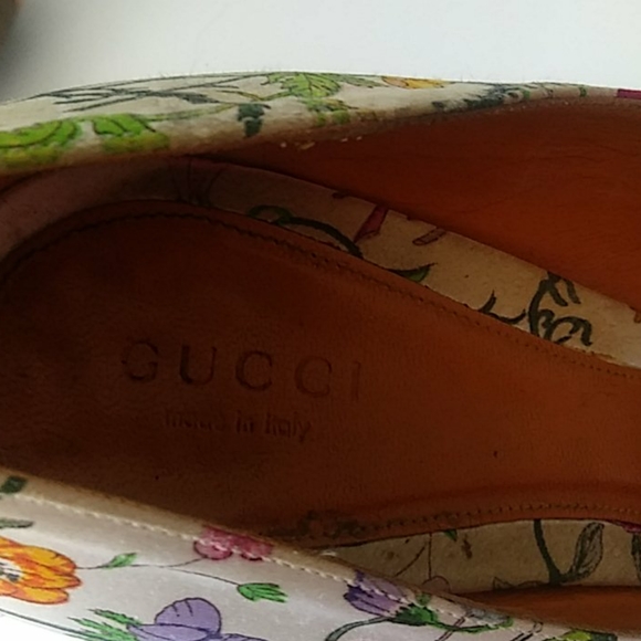 Gucci Floral Heels size 8 - Picture 6 of 8